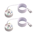 thumbnail image 3 of Tryvkinvive 2 Pcs Mist Maker Fogger Ultrasonic Fog Machine Fountain Halloween Cauldron Mister Fogger Water Garden Pond Foggers Air Humidifier with LED Light Flashes for Halloween Party Decorations, 3 of 7