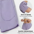 thumbnail image 6 of BALEAF Women's 7" Running Shorts Quick Dry Athletic Long Workout Shorts Unlined Purple L, 6 of 8