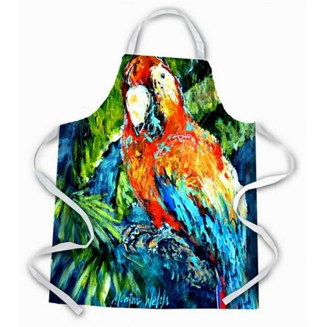 Carolines Treasures MW1204APRON Yo Yo Mama Parrot Apron