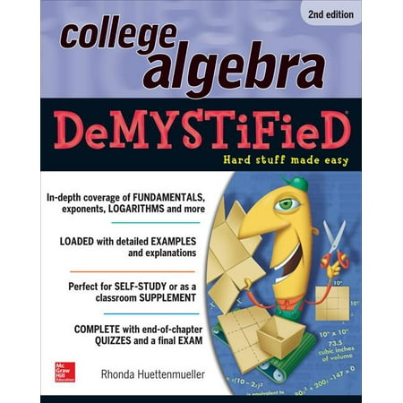 UPC: 9780071815840 | Demystified: College Algebra Demystified (Paperback)