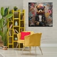 thumbnail image 3 of Stupell Industries Urban Graffiti Bear Animals & Insects Painting Gallery Wrapped Canvas Art Print Wall Art, 36 x 36, 3 of 8