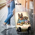 thumbnail image 3 of Happy Mother's Day Proud German Shepherd Mom Gsd Travel Luggage Cover Alsatian Dog Lover Gifts Suitcase Dust Protective Decor - 03003, 3 of 5