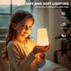 thumbnail image 2 of Night Light, LED Touch Bedside Table Lamp, Remote Control Dimmable Lamp with RGB Color Changing, USB Rechargeable, Portable Lamp [Energy Class F], 2 of 5