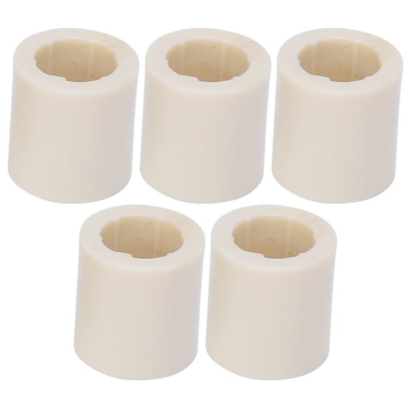 Casquillos para tacos de Billar, 40 Unidades de Tomas de Herramientas de reparación de Varillas de fibra blanca, Casquillos para tacos de billar, 12 mm de diámetro exterior y 8