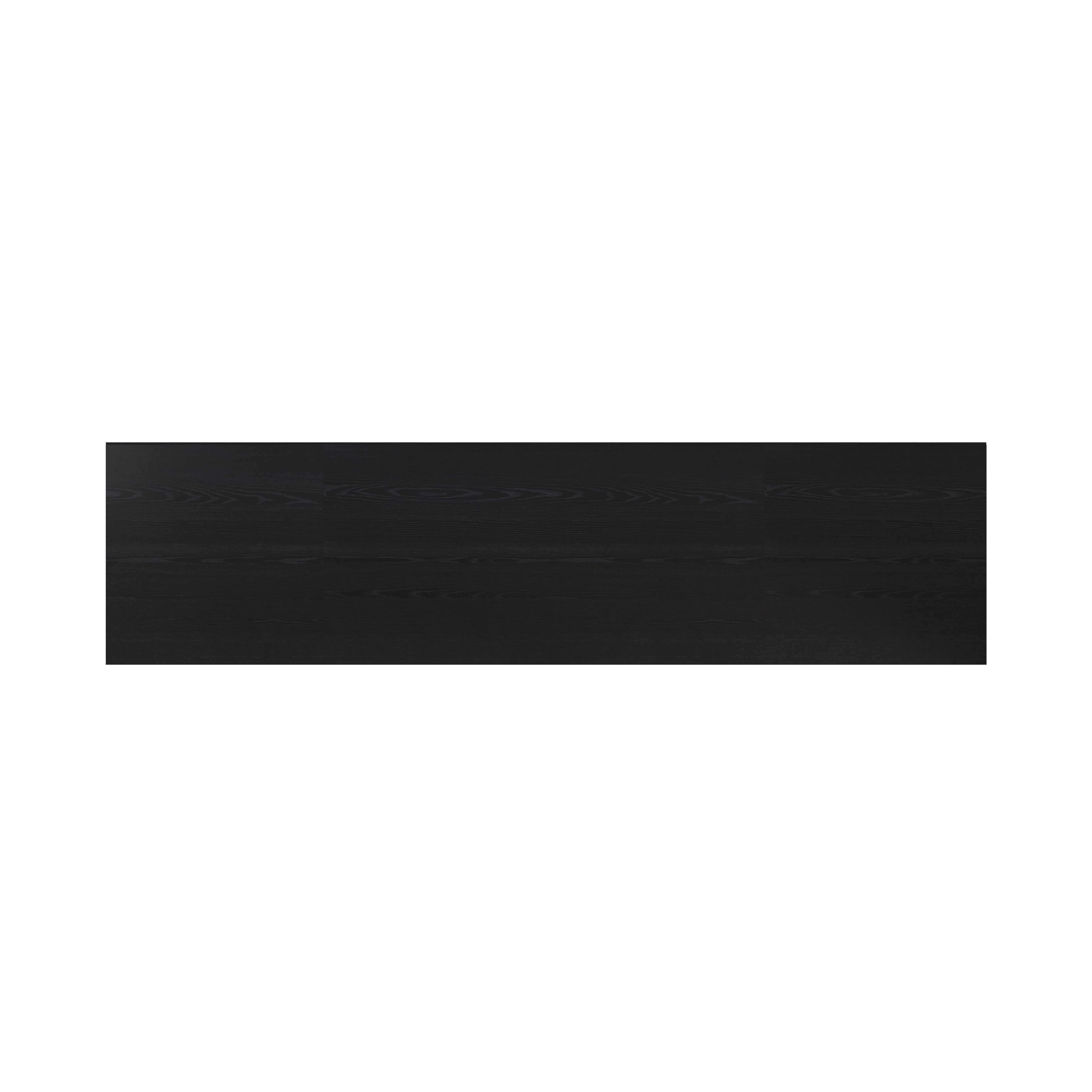 Home Design Dixon 63" TV Stand with Spacious Storage Compartments and Open Shelves, Modern Vintage Design for Living Room, Black