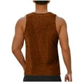 thumbnail image 4 of GERsome Men's Workout Tank Tops Round Neck Gym Sleeveless Muscle T Shirts Summer Loose Fit Activewear S-2XL, 4 of 7