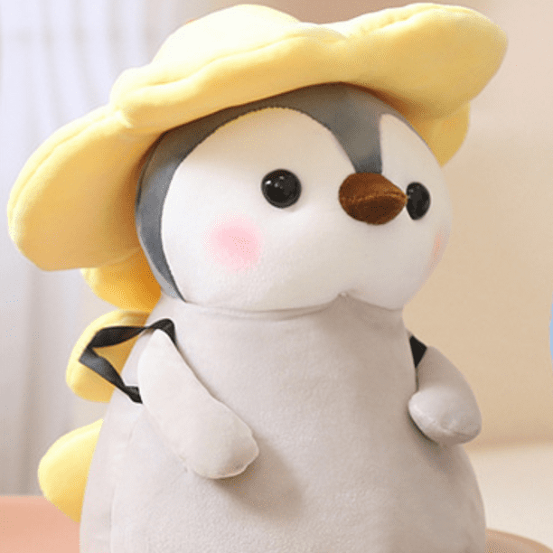 9.84 Inch Plush Penguin Toys, Cute Backpack Penguin Toys, Soft  Skin-Friendly Little Penguin Dolls, Kids Plush Animals, Birthday Gift or  Home Decoration for Boys and Girls (Flower) 