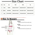 thumbnail image 3 of Babysbule Women's Bikini Sets Swimsuit Summer Solid Color Swimwear Two-piece Slim Lace Up Swimsuit Bikini Straped Bathing Suit, 3 of 8