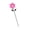 Pink, variant on Miniature Flower Pinwheels Outdoor Wind Spinner Yard Garden Pinwheels Colorful Flower Windmill Decorative