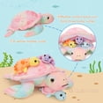thumbnail image 4 of MaoGoLan 14" Sea Turtle Mommy Stuffed Animal Plush Turtles with 3 Babies Turtles Plush Toys, 4 of 6