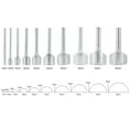 thumbnail image 6 of Half-Round Shaped Leather Cutter Punch 15mm Strap End Punch Tool 2 Pack, 6 of 6