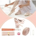 thumbnail image 3 of Pointe Shoe Professional Stitch and Sewing Kit Including 2m Elastic Rubber Cord and Satin Ribbon 45m Sewing Thread 2pc Leather Sewing Stitching Needle 1pc Thread Cutter and Others, 3 of 6