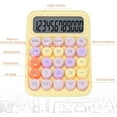 thumbnail image 6 of Mechanical Pushbutton Calculator,12 Digit Large LCD Display,Big Buttons Easy to Press,Colorful Candy Calculator,Automatic Sleep,with Battery.for Office,School, Home., 6 of 8