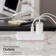 thumbnail image 3 of Protector contra sobretensiones Power Strip GE, 3 salidas, 8 pies, 250 J, blanco, 3 of 7