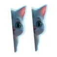 thumbnail image 3 of Pegatinas de pared de gato 2 piezas Pegatizas luminosas Pegatinas extraíbles Decoración de calcomanías de pared compactas para la sala de estar de, 3 of 9