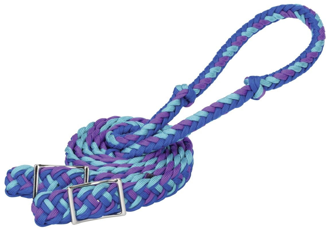 Weaver Equine Braided Nylon Barrel Reins - Thumbnail 5
