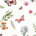 thumbnail image 6 of HAOXIT Spring Summer Floral Tablecloth Round Watercolor Flower Table Cloth Washable Table Covers Kitchen Holiday Picnic Party Dinner Room Picnic Outdoor Decor 31-35, 6 of 8