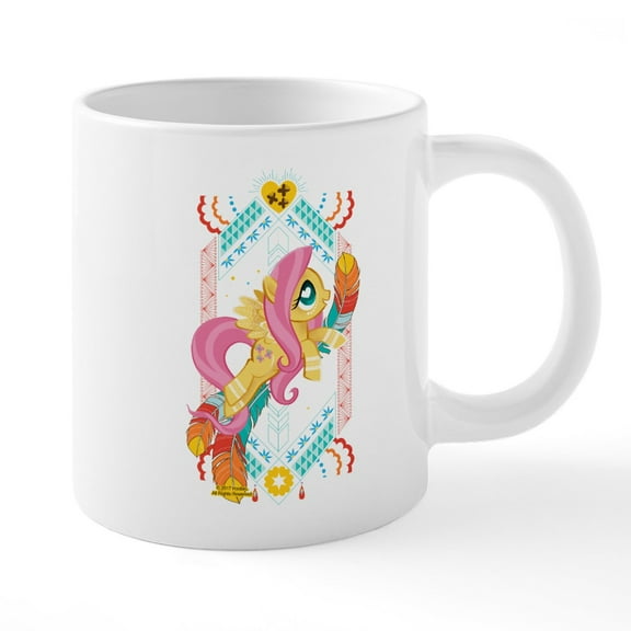 CafePress - My Little Pony Fluttershy Feathers Mugs - 20 Oz White Ceramic Mega Mug