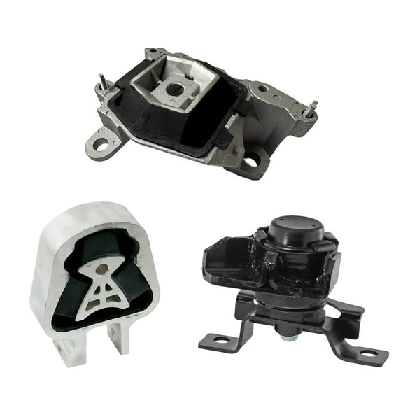 K4568 Engine Motor & Transmission Mount Kit 3pc Compatible with Fits 2013-2020 Lincoln MKZ 2.0L FHEV Natural Automatic CVT | A5870 A5606 GP3686