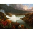 thumbnail image 3 of Thomas Cole 14x12 Black Modern Framed Museum Art Print Titled - Distant View of Niagara Falls (1830), 3 of 5