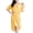 Yellow, variant on Women's Silk Robe Set V-neck 2 Piece Bridal Party Robes and Satin Bathrobe Sets Lace Sleepwear Nightdress Purple Free Size