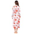 thumbnail image 5 of Ekouaer Women Kimono Robes Full Length Knit Bathrobe Lightweight Soft Sleepwear V-neck Casual Ladies Loungewear, 5 of 6