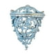 thumbnail image 5 of Estante flotante de pared retro de estilo europeo, soporte para macetas, soporte para flores hueco Azul S, 5 of 9