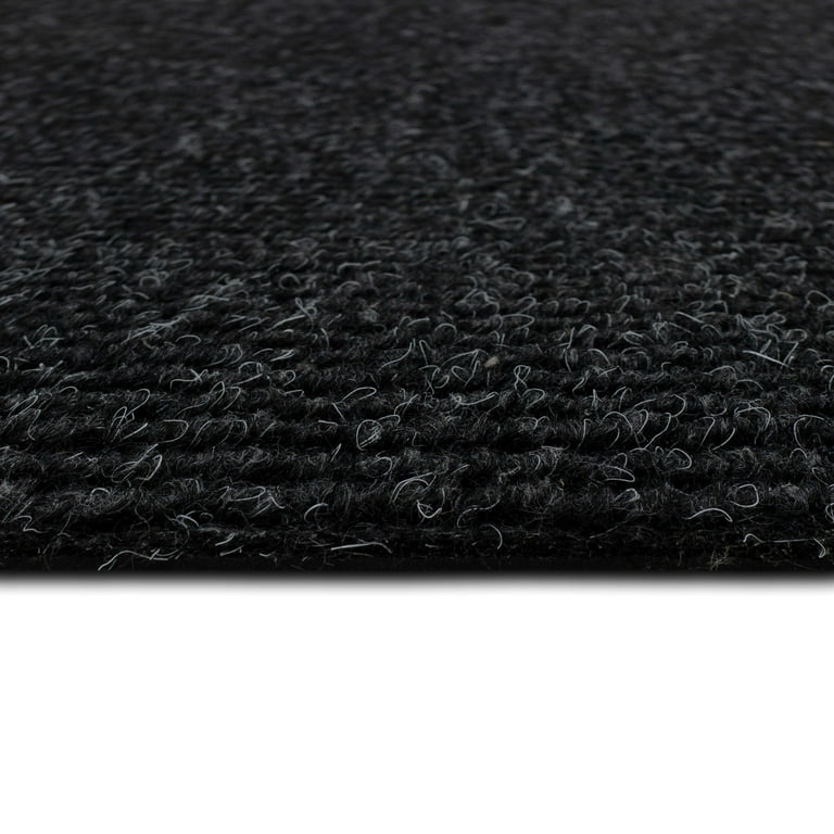 Mohawk Home Wide Wale Indoor/Outdoor Polyester Utility Mat, Coal