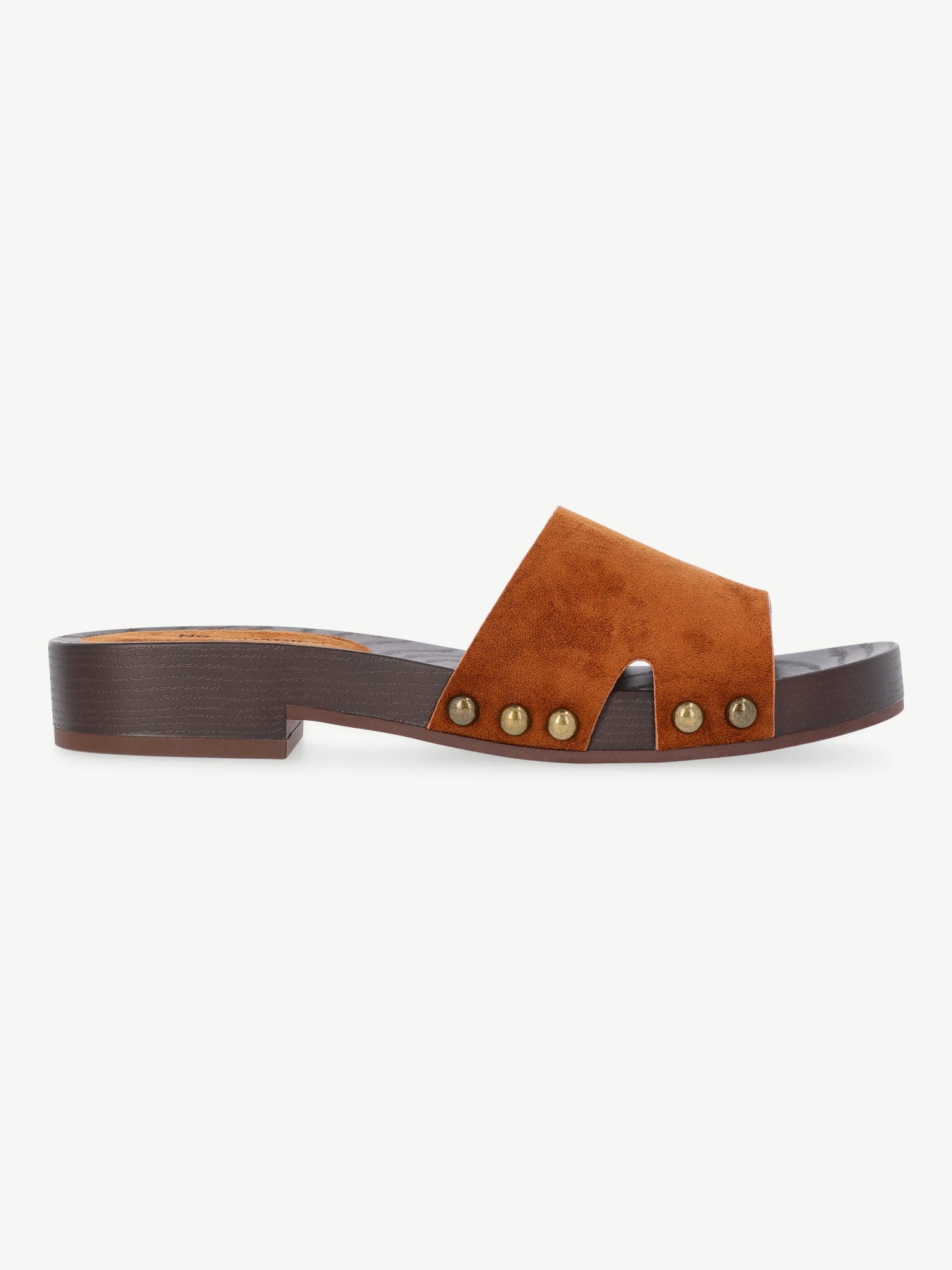 No Boundaries Studded Clog Sandals, Women's