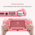 thumbnail image 4 of XIHAMA Switch Lite Case Protective Case for Nintendo Switch Lite, Case Compatible with Nintendo Switch Lite Hand Grip Case with Detachable TPU+Built-in PC Screen Protector & 2 x Thumb Grip Caps, 4 of 7