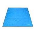 thumbnail image 1 of Wosthever Manta de playa, colchoneta para acampar, para exteriores, ligera, multifuncional, tela Oxford, mochilero, dosel a prueba de humedad, carpas Azul METRO, 1 of 6
