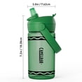 thumbnail image 2 of Botella de agua CamelBak Crayola Flip Straw 414 ml verde, 2 of 8