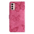 thumbnail image 2 of Compatible avec Motorola Moto G42 Étui Embossé Papillon avec Portefeuille et Support, 2 of 5