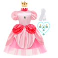 thumbnail image 1 of Vestido de princesa melocotón para niña, disfraz de Halloween, disfraz de Navidad para niños, ropa para niños, trajes de fiesta de cumpleaños y carnaval4T(120) Gao Jinjia LED, 1 of 2