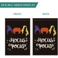 thumbnail image 3 of AVOIN Halloween Hocus Pocus House Flag Vertical Double Sized, Sanderson Sisters Yard Outdoor Decoration 28 x 40 Inch, 3 of 5