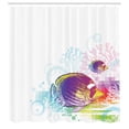thumbnail image 3 of Ambesonne Cartoon Shower Curtain, Fish Sea Theme, 69"Wx84"L, Multicolor, 3 of 5