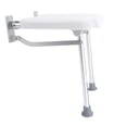thumbnail image 1 of Chaise de Douche Murale, Banc de Bain Pliable Mural Structure Stable pour Salle de Bain à la Maison, 1 of 7