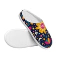 thumbnail image 3 of Picia Cinco De Mayo Floral for Women's Lamb-hug Comfy Fleece House Slippers Memory Foam, Slip-on House Shoes Indoor Outdoor-37/38, 3 of 7