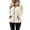 White, variant on Women's Full Zip Fleece Jacket, Stand Collar Plush Top, Long Sleeve Soft Outerwear, Lightweight Cardigan with Pockets, Casual Winter Coat, Autumn Comfort Wear Blue L
