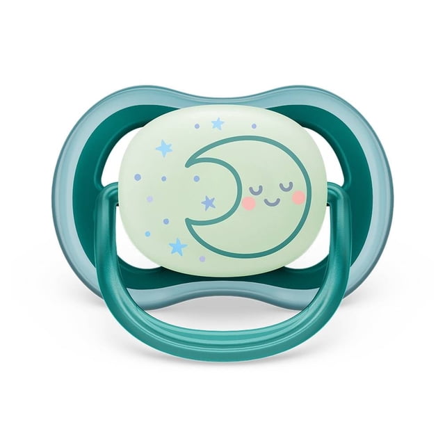 Chupón Avent Ultra Air Nighttime 6-18 M Verde