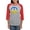 Heather/Red, variant on CafePress - Peace For Ukraine Lover I Stan Long Sleeve T Shirt - Womens Baseball Tee