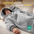 thumbnail image 4 of Gifts for Women Men, Wearable Blanket Hoodie, 4 of 8