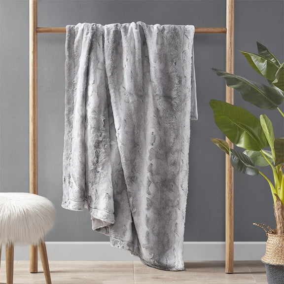 Oversized Faux Fur Throw