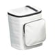 thumbnail image 5 of Bolsa de almacenamiento frontal para scooter, 17 l, gran capacidad, tela Oxford, para colgar en la motocicleta. Bolsa transparente blanca, 5 of 9