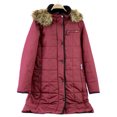 thumbnail image 1 of Fen-Nelli Quilted Faux Fur Down Coat  Dark Red Size 6, 1 of 3