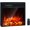 18-inches, variant on CZMJY 18" Electric Fireplace Insert Heater, Wall Recessed/Mounted Fire Places Electric Fireplace with Remote, 2 Modes Heat, 9H Timer, 5 Brightness, 750/1500W Freestanding Fireplace