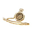 thumbnail image 2 of Reloj de bolsillo vintage con escalas de números , delicado, con cadena, para colgar en la ropa, para graduación, cumpleaños, hombres, familia oro, 2 of 8