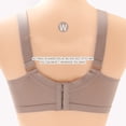 thumbnail image 4 of Sujetador de talla grande para mujer, lencería fina sin anillo de acero, cómodo, transpirable, ropa interior ajustable, Push Up, Sexy, Copa BC, 4 of 4