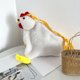 thumbnail image 3 of Bolsos Cruzados para Mujer Bolso Hombro Felpa Con Forma Gallina Bonita Dibujos Animados Informales, 3 of 9