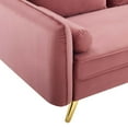 thumbnail image 6 of Modway Revive Performance Velvet Sofa in Dusty Rose, 6 of 8